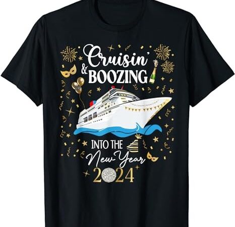 New Year Cruise Squad Matching Outfit 2024 Vacation T-Shirt - Buy t ...
