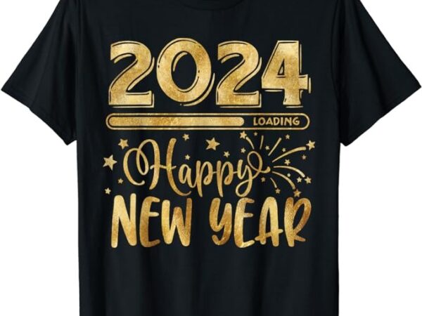 New years eve party supplies 2024 happy new year fireworks t-shirt 2
