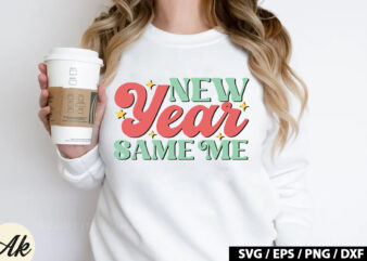 New year same me Retro SVG