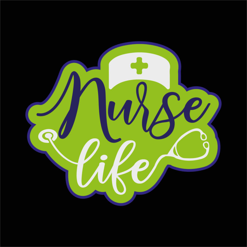 Nurse life sticker 2