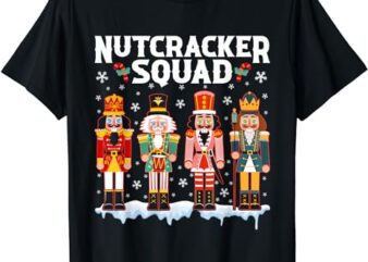 Nutcracker Squad Holiday Christmas Xmas pajama T-Shirt