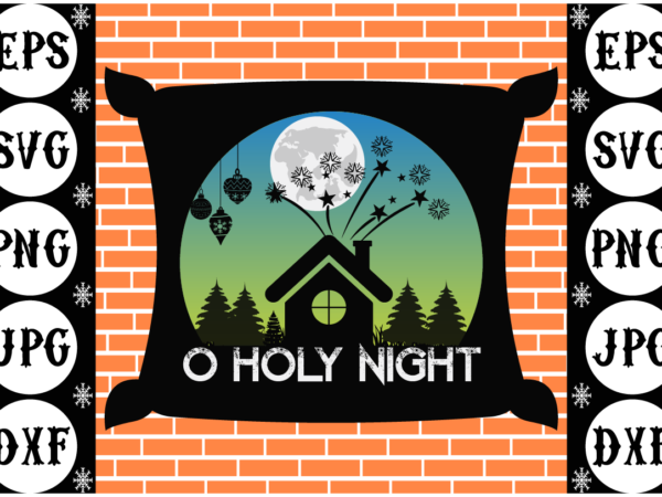 O holy night t shirt design online