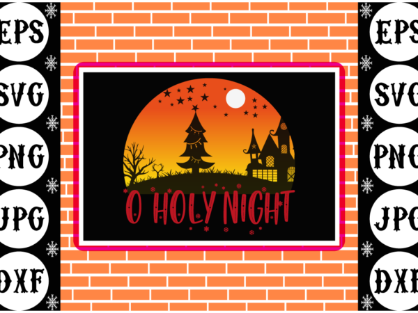 O holy night t shirt design online