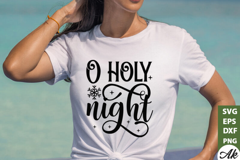 O holy night SVG