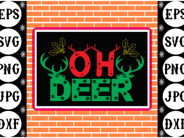 Oh deer t shirt design online