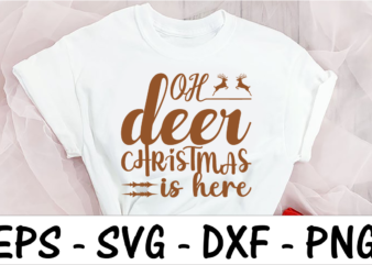 Oh deer christmas is here