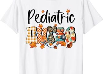 One Thankful Pediatric Nurse Fall Thanksgiving Halloween T-Shirt