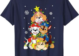 Paw Patrol Sky Chase Christmas Tree T-Shirt