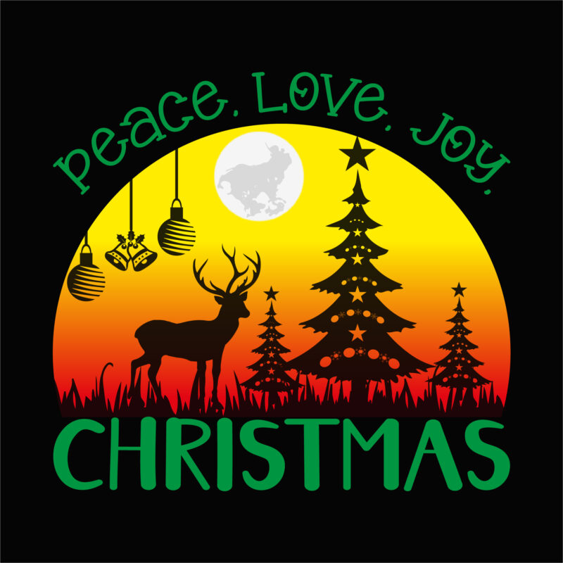 Peace love joy Christmas - Buy t-shirt designs