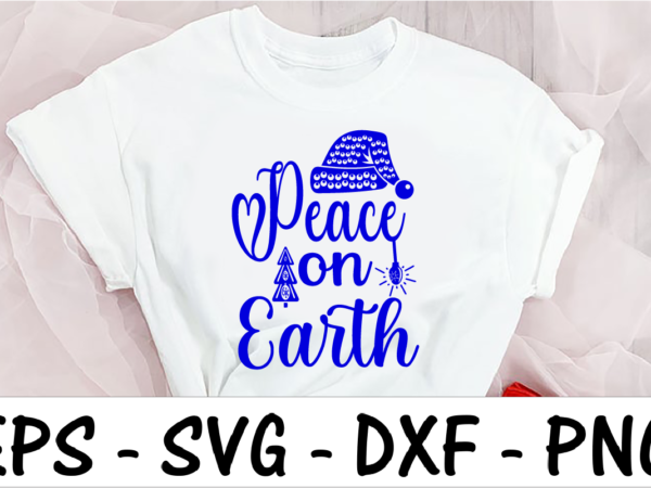 Peace on earth 1 t shirt illustration