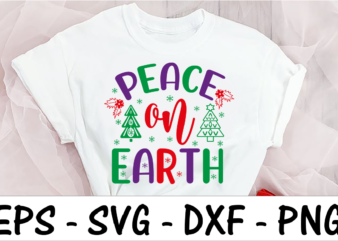 Peace on earth 2 t shirt illustration