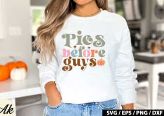 Pies before guys Retro SVG t shirt illustration