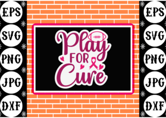 Play for cure Sticker