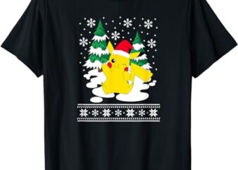 Pokemon Christmas Merry Pika T-Shirt