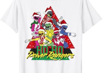 Power Rangers Christmas Ho Ho Power Rangers T-Shirt