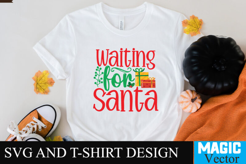 Waiting for Santa SVG Cut File