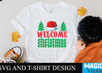 Welcome Christmas SVG Cut File