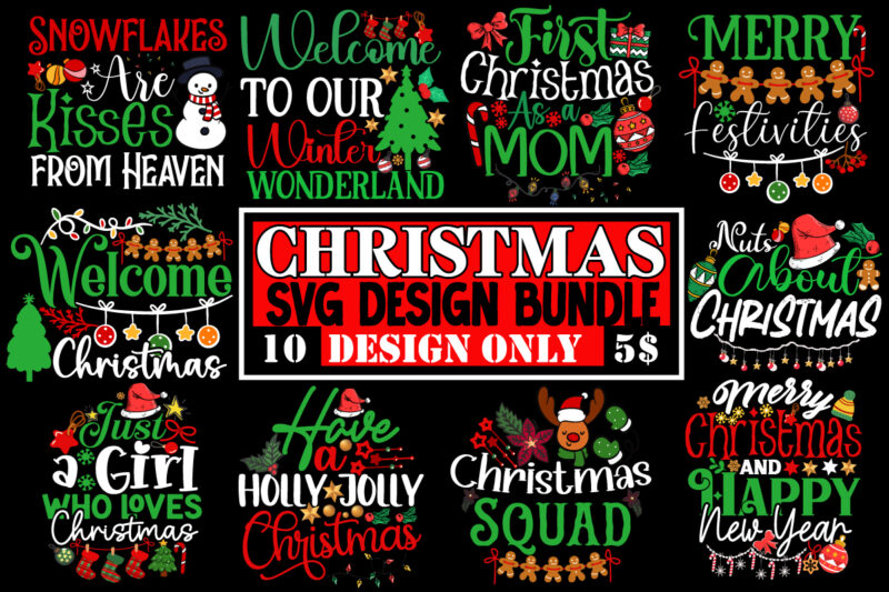 Christmas Meta T-shirt Design Bundle,Christmas SVG BUndle, 110 DEsign SVG DEsign