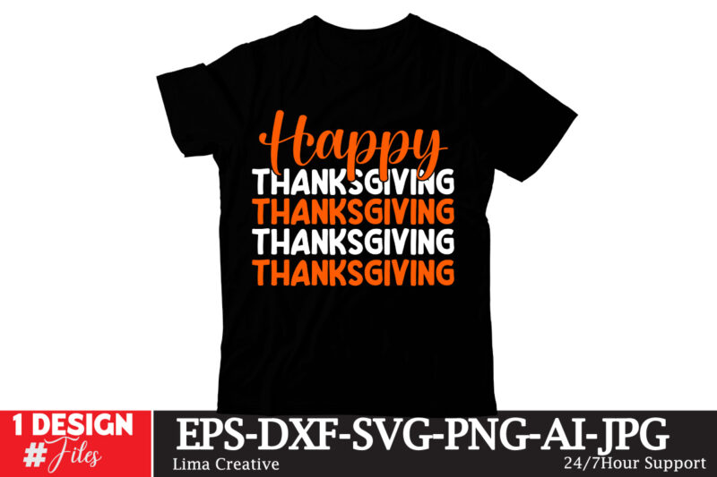 THanksgiving T-shirt Design Bundle ,T-shirt Design ,Thanksgiving T-shirt Design