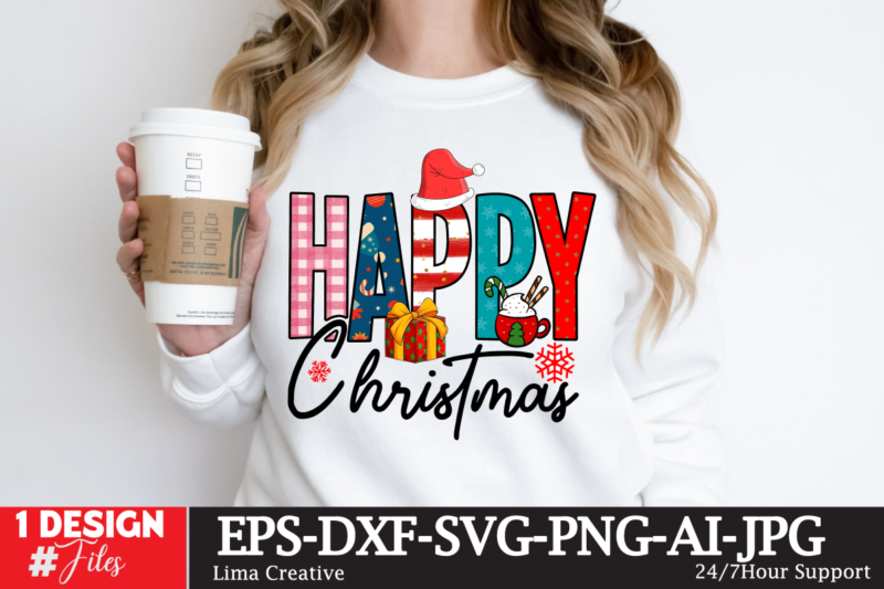 Christmas Mega SVG Bundle, Christmas t-shirt Design Mega Bundle