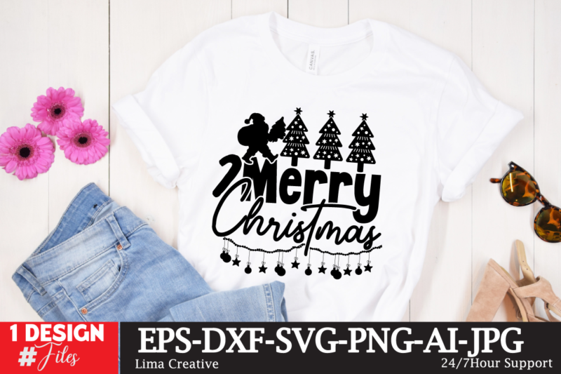 Merry Christmas T-shirt Design