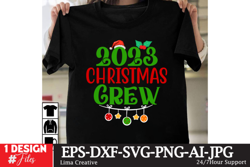 2023 Christmas Crew T-shirt Design Christmas T-shirt Design