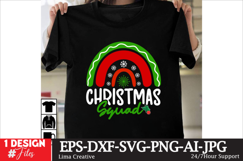 Christmas Squad T-shirt Design ,Christmas T-shirt Design