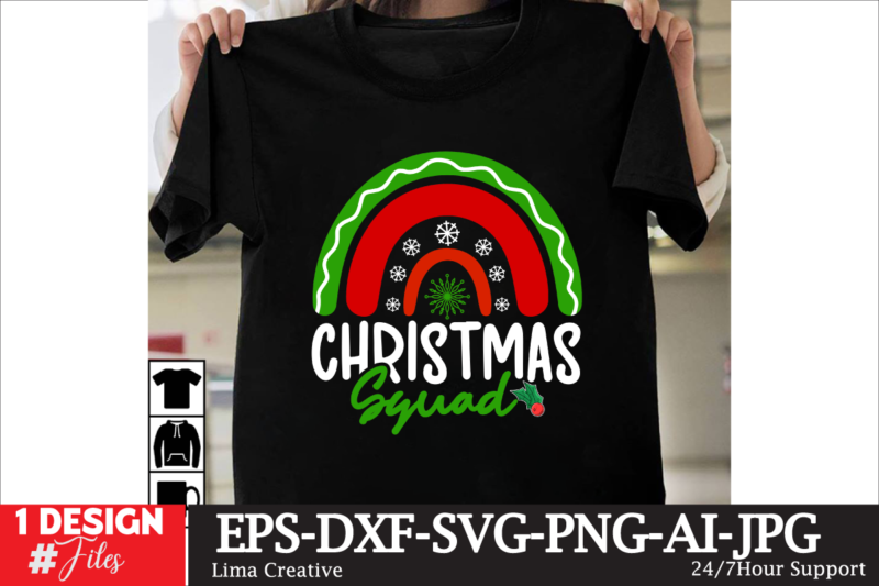 Christmas T-shirt Design BUndle, Christmas Vector T-shirt Design