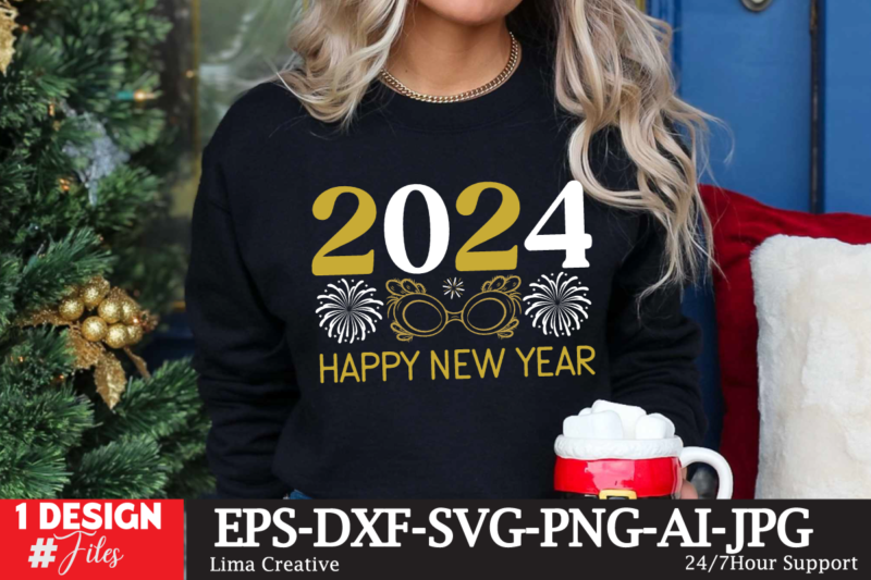 New Year SVG Bundle ,SVG Cut File ,New Year Sublimation, Happy New Year SVG Design,New Year Sublimation PNG