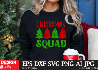 Christmas Squad T-shirt Design,Christmas T-shirt De4sign, Christmas SVG Cut File