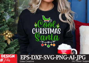 Cool Christmas Santa T-shirt Design ,Christmas T-shirt Design