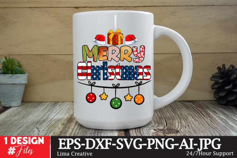 Merry Christmas Sublimation PNG,Christmas Sublimation Design