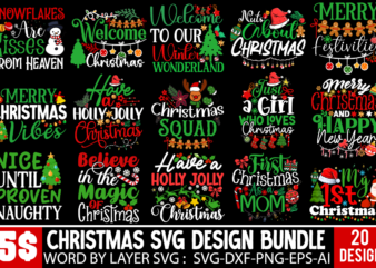 Christmas T-shirt Design BUndle