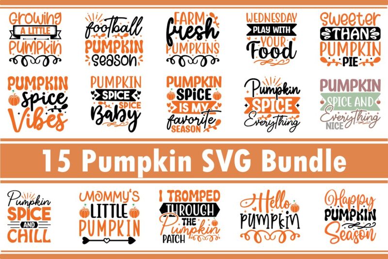 Pumpkin SVG Bundle