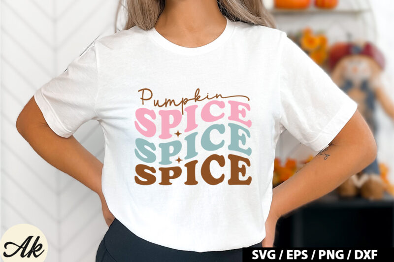 Pumpkin spice Retro SVG