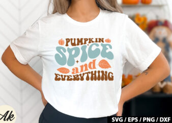 Pumpkin spice and everything Retro SVG