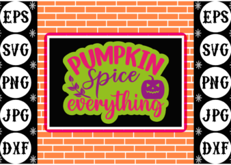 Pumpkin spice everything sticker 1