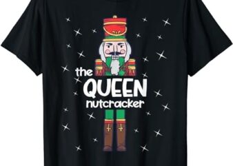 Queen Nutcracker Family Matching Funny Pajama T-Shirt