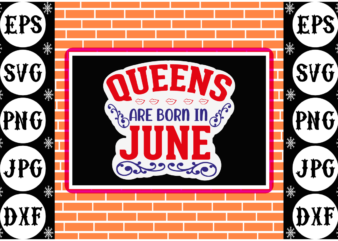 Queens are born in june sticker 2