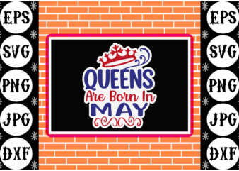 Queens are born in may sticker 2