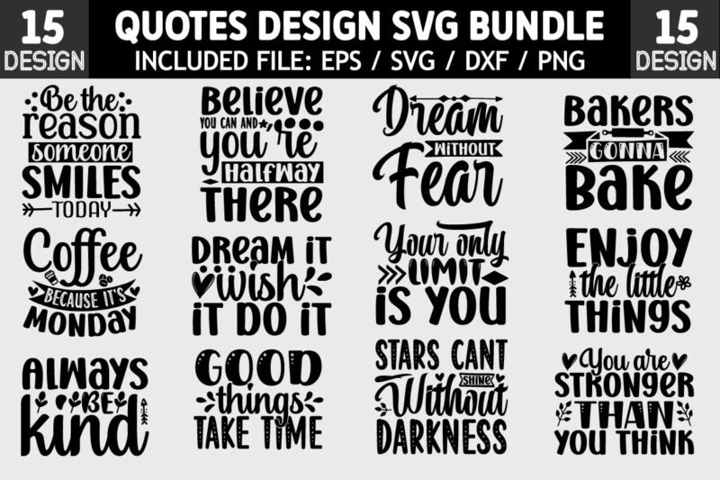 Quotes Design SVG Bundle