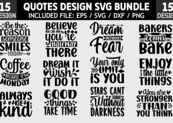 Quotes Design SVG Bundle