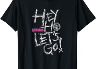 Ramones Hey Ho Let’s Go Rock Music Band T-Shirt