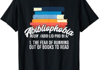 Reading Lover, Book Lover, Bibliophobia, Funny Reading T-Shirt