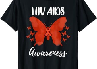 Red Ribbon HIV AIDS Awareness T-Shirt