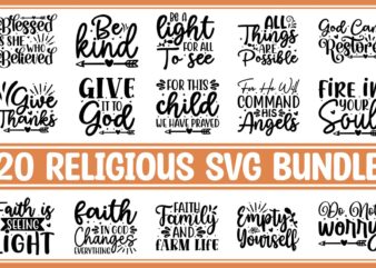 Religious SVG Bundle t shirt design online