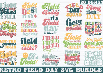 Retro Field day SVG Bundle