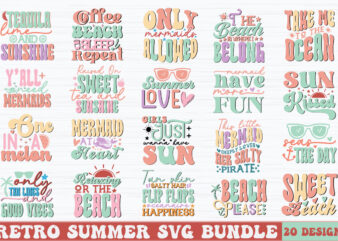 Retro Summer SVG Bundle