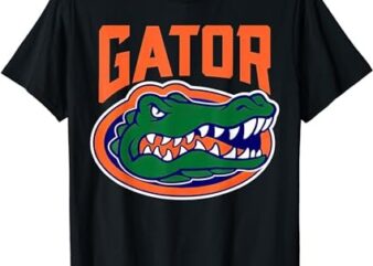 Retro We Won’t Back Down Blue and Orange Gator For Men Women T-Shirt