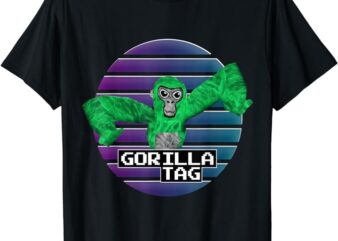 Retro gorilla tag, gorilla tag merch monke boys T-Shirt